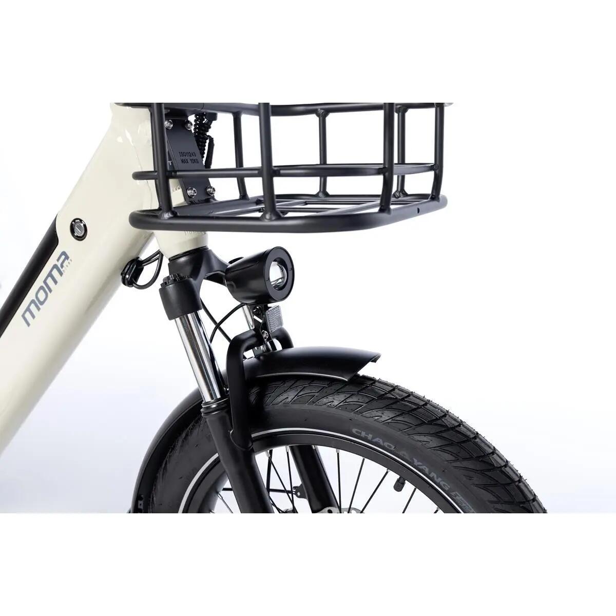 Cargobike Elettrica Compactail, SHIMANO 7v, fino a 100 km, Batteria 48V15Ah 10/15