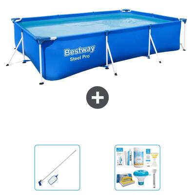 Bestway steel pro rechthoekig - 300x201x66 cm - 3-delig s22717