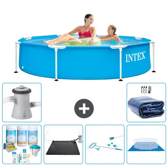 Piscine Tubulaire Ronde - 244x51 cm - 7-pièces S20398