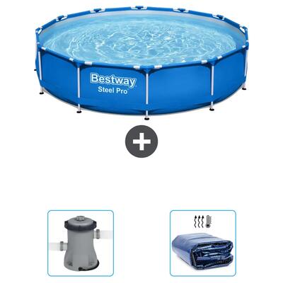 Bestway steel pro rond - 366x76 cm - 3-delig s22308