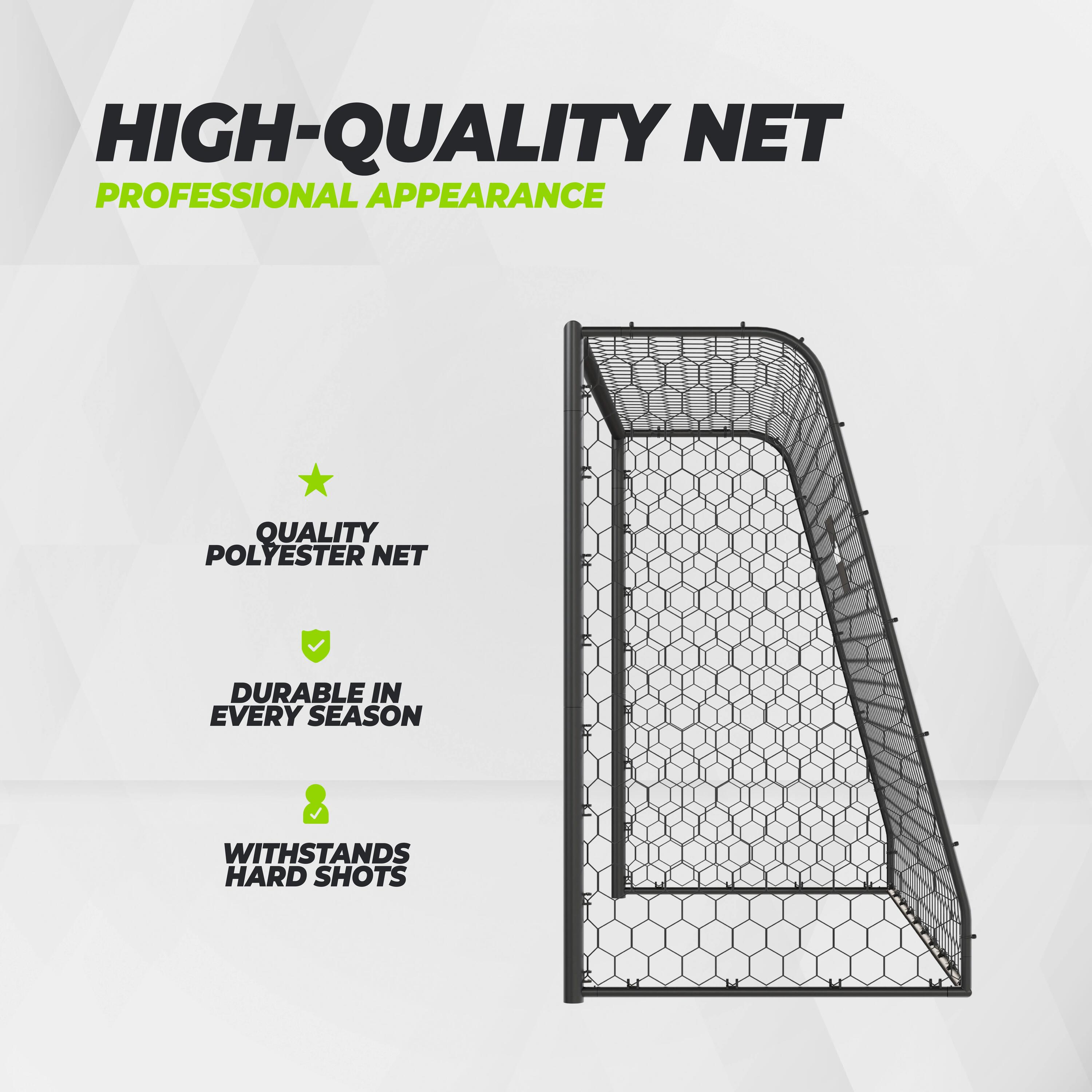 Voetbaldoel Premium - Heavy Duty Voetbal Goal - 300 x 200 x 120 6/7