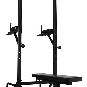 Power Tower Deluxe with Fitness Bench - Weight Bench