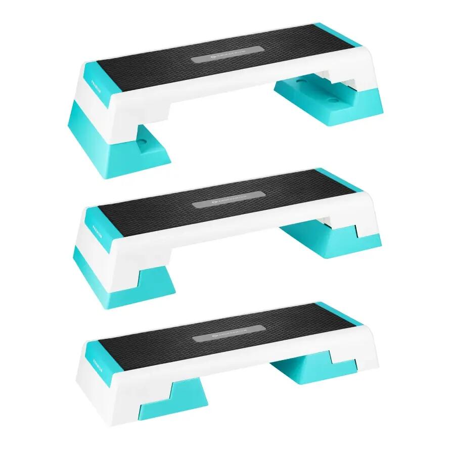 Step Aérobic Premium - Blanc/Bleu 6/9