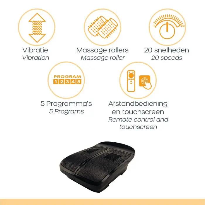Vibration Leg Trainer Plaque Vibrante - Noir 5/7