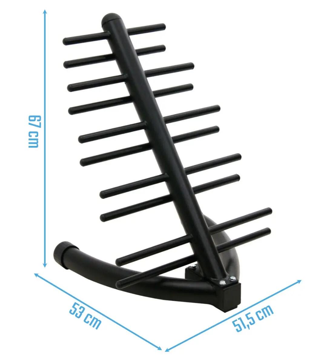 Soporte Compacto para Mancuernas - negro 5/5