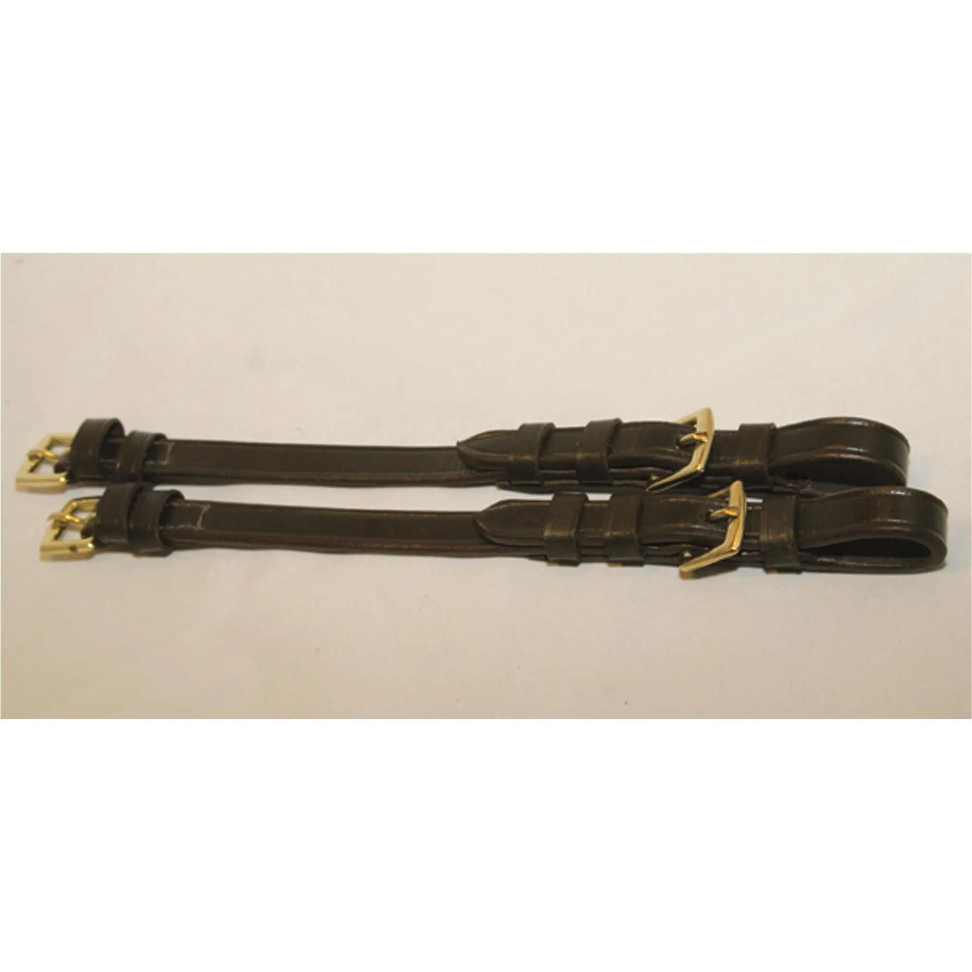 Hans Melzer Backenstücke braun/messing paarweise Pony 1/1
