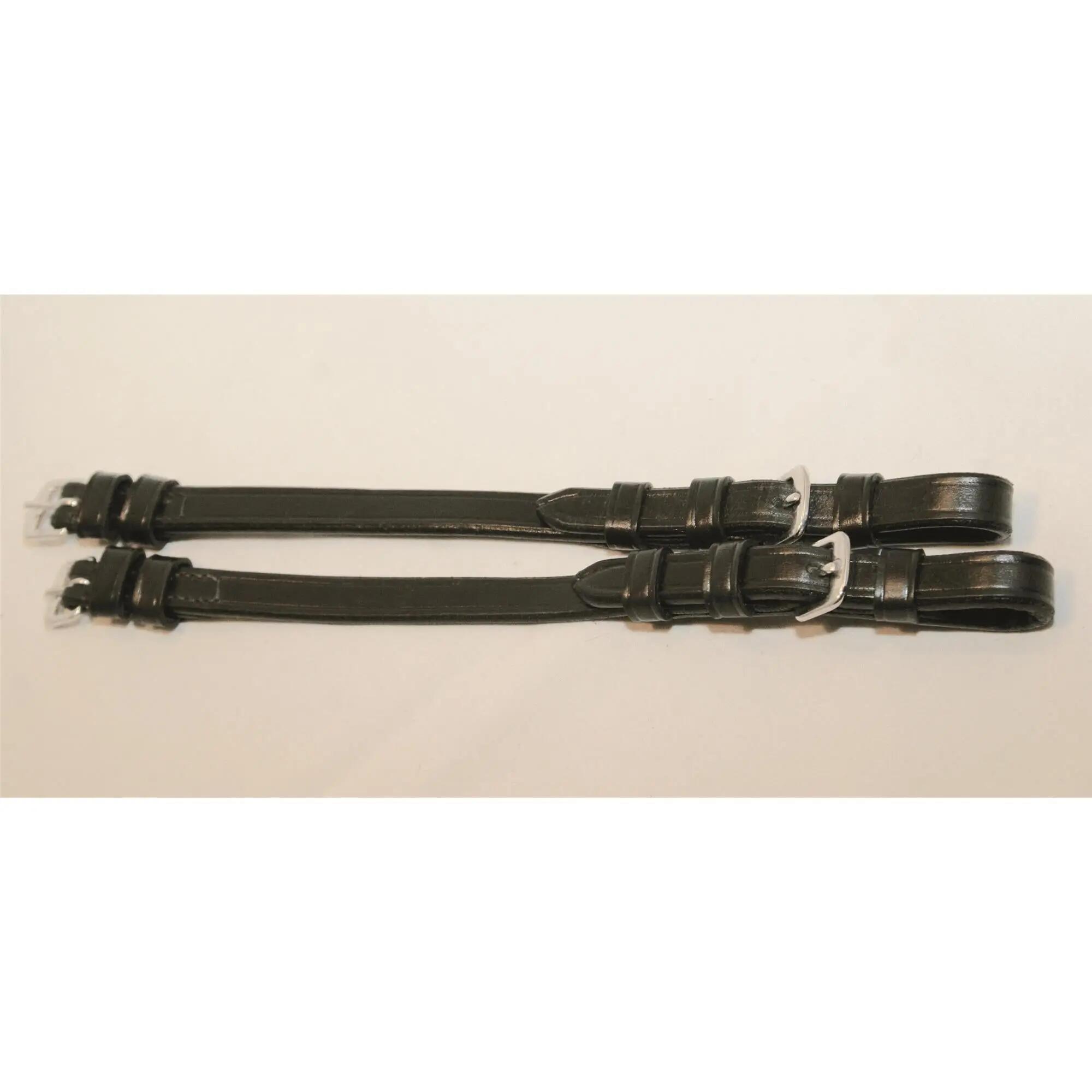 Hans Melzer Backenstücke schwarz/silber paarweise Warmblut 1/1