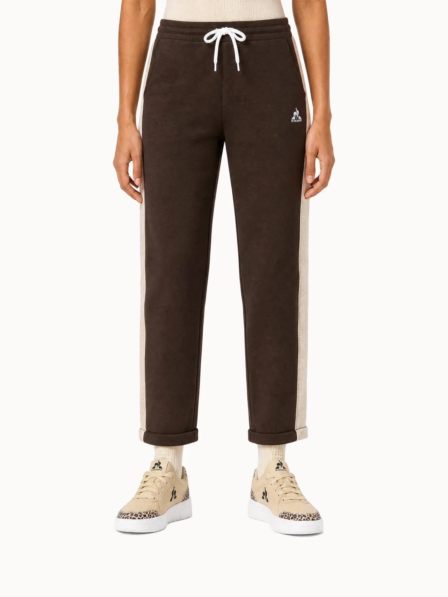Pantalon droit en double face avec bandes côtés contrastées Heritage 1/7