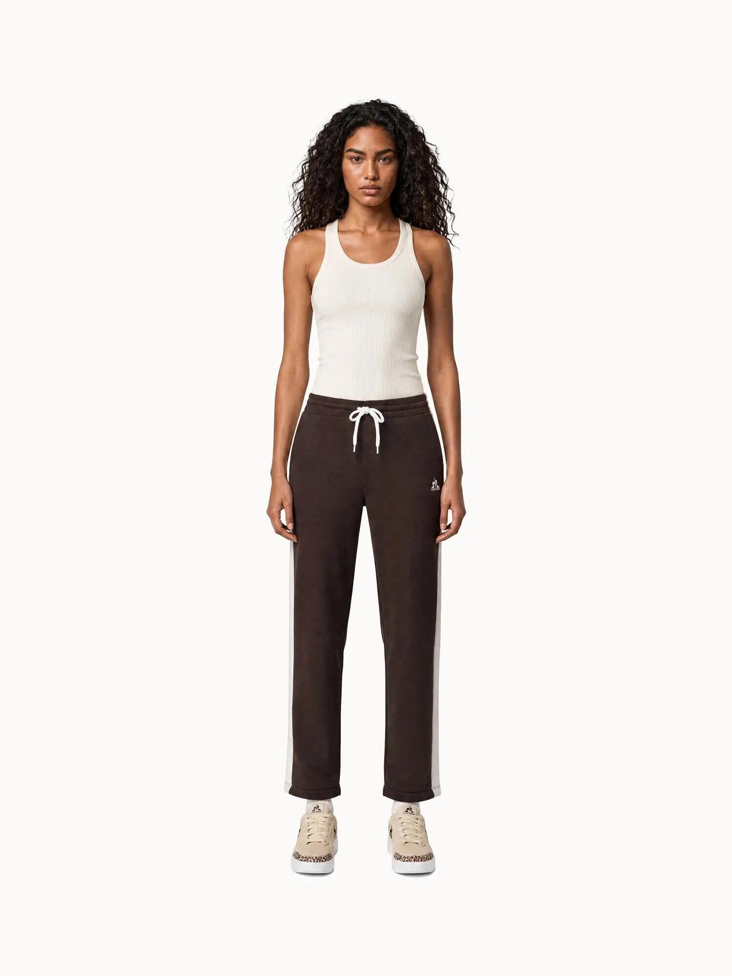 Pantalon droit en double face avec bandes côtés contrastées Heritage 5/7