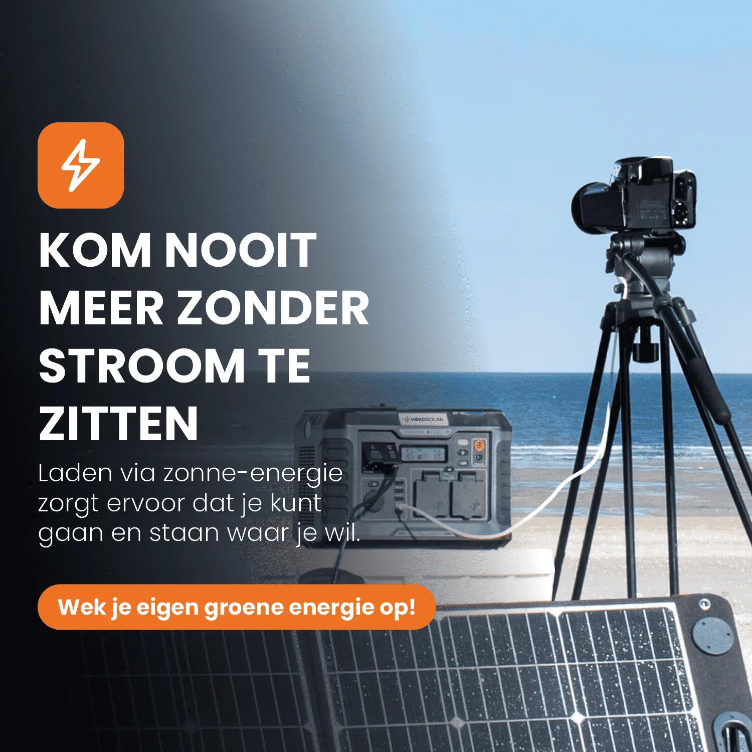 Powerstation Master 1000 V2 + Portable Solar Panel Unfold 200 4/15