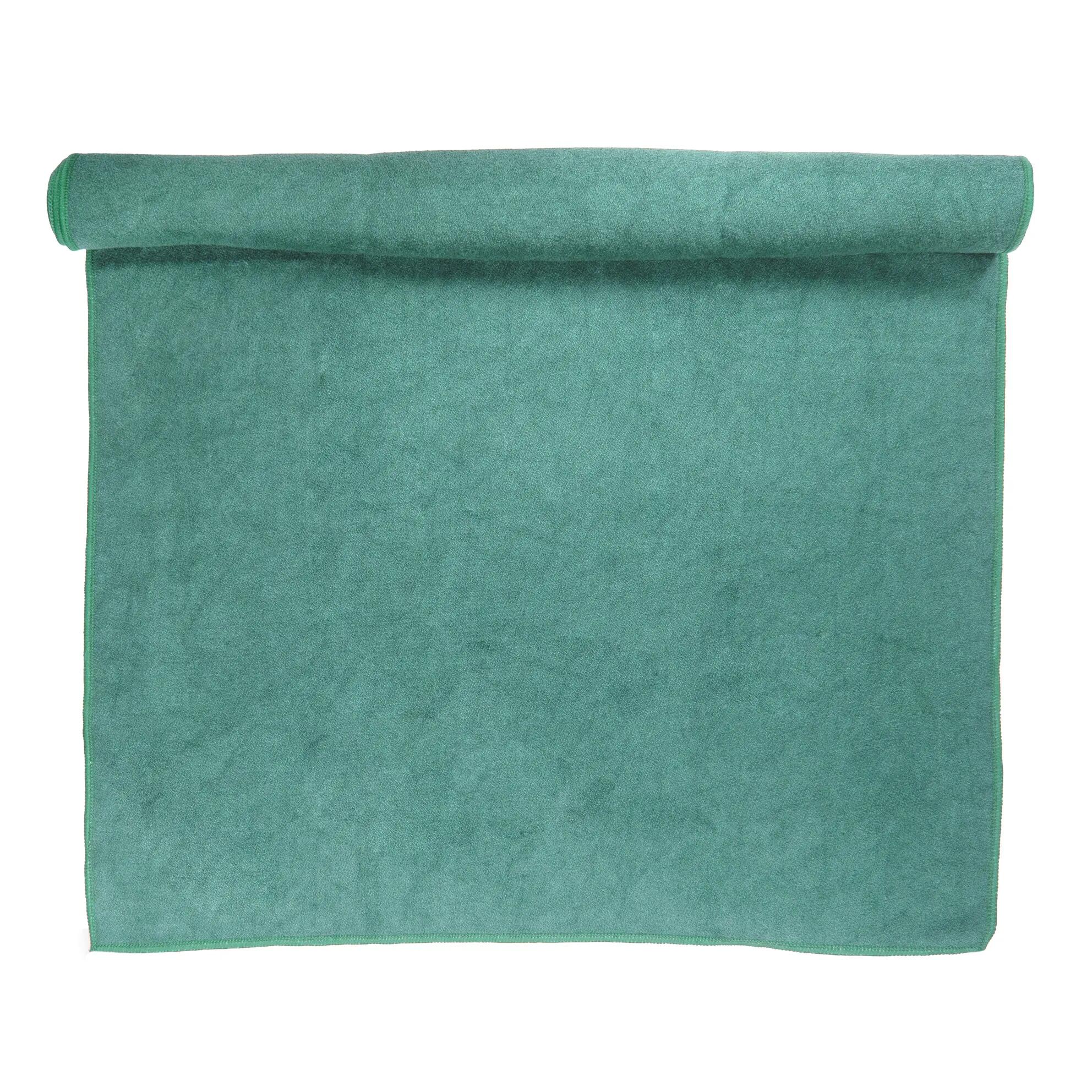 Yogamatte Premium Handtuch - Rutschfest - 183 x 61 cm - Ocean Green 4/7