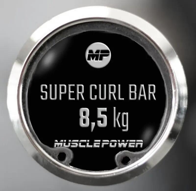 Barra Super Curl Olímpica - 120 cm 4/5