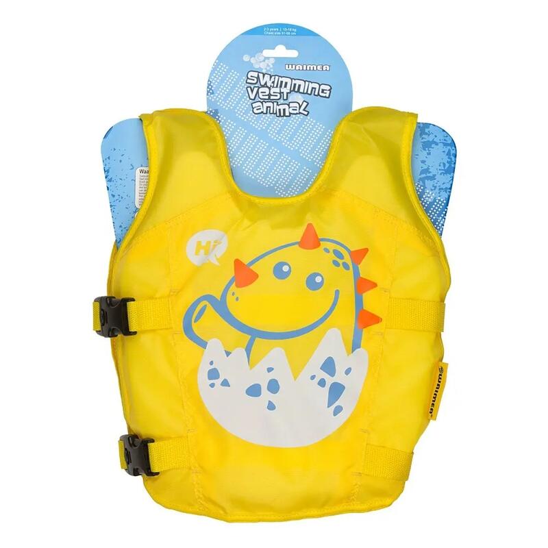 Vestă înot copii WAIMEA Animal 2–3 ani, 15–19 kg - Galben