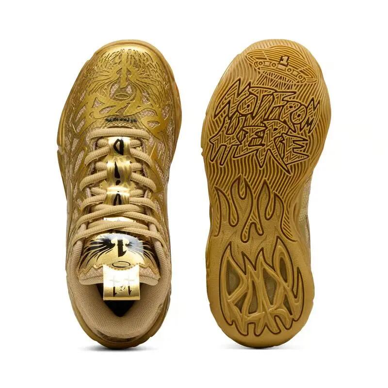 Chaussures de Basketball Puma MB.04 Lamelo Ball "Gold Child" Enfant 4/4