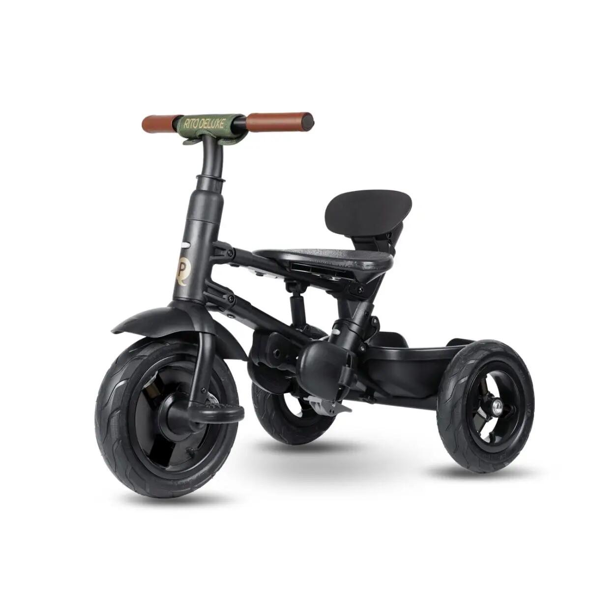Triciclo Qplay Rito Deluxe Olive 2/7