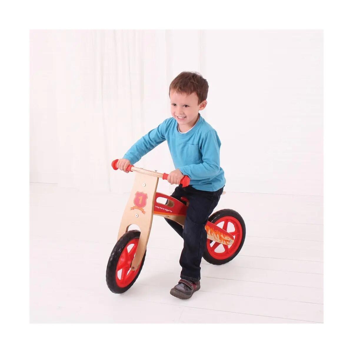 Draisienne - Enfant - Bois - Rouge 2/2
