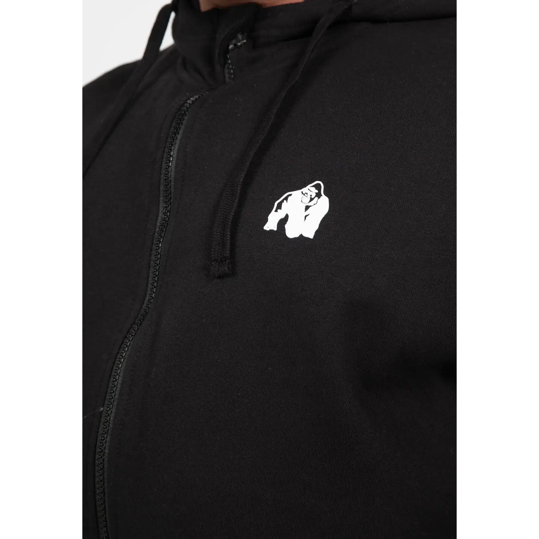 Leon Sweat à capuche zippé - Noir 3/6