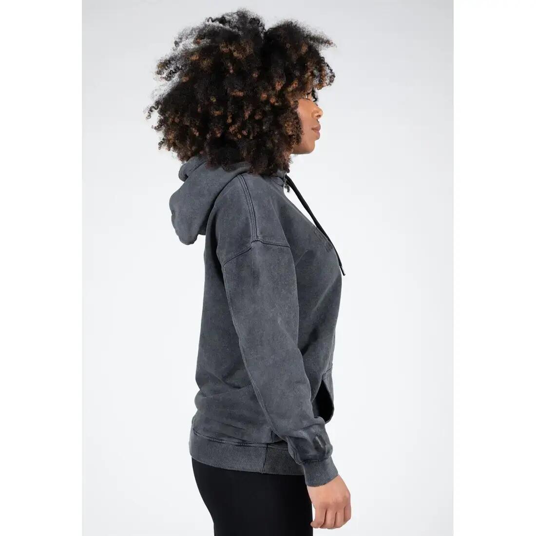 Crowley Women's Oversized Hoodie - Washed Grijs 4/7