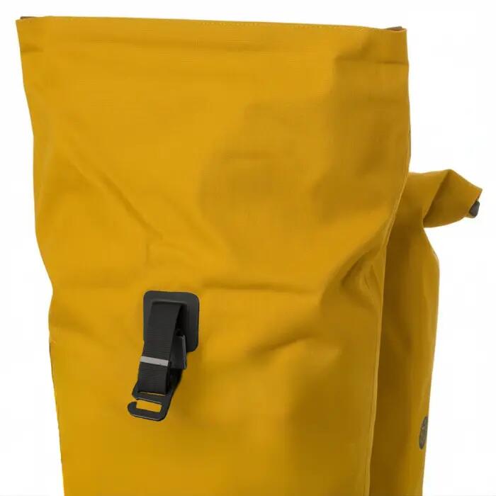 Sacoche double de vélo Convoy Clean imperméable roll-top jaune 3/6