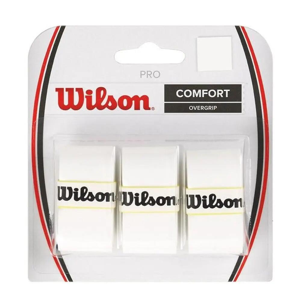 Wilson Blade Pro Overgrip Bianco - Nastro Tennis Assorbente 2/3