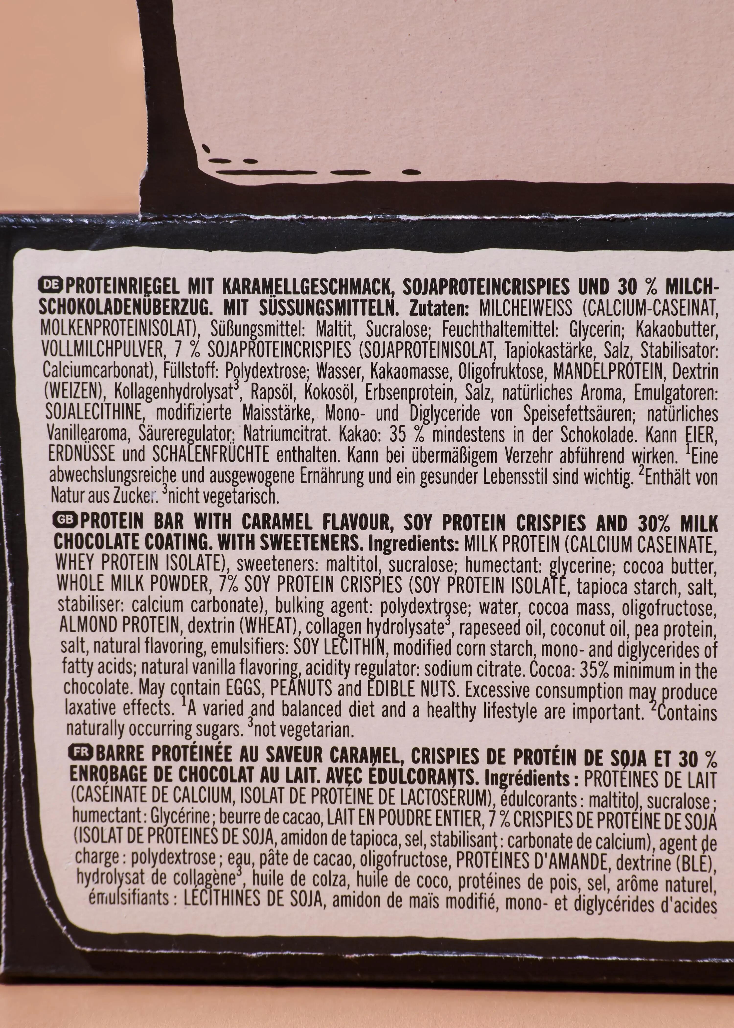 Barretta proteica crunchy al cioccolato e caramello | 12 x 60 g 7/7