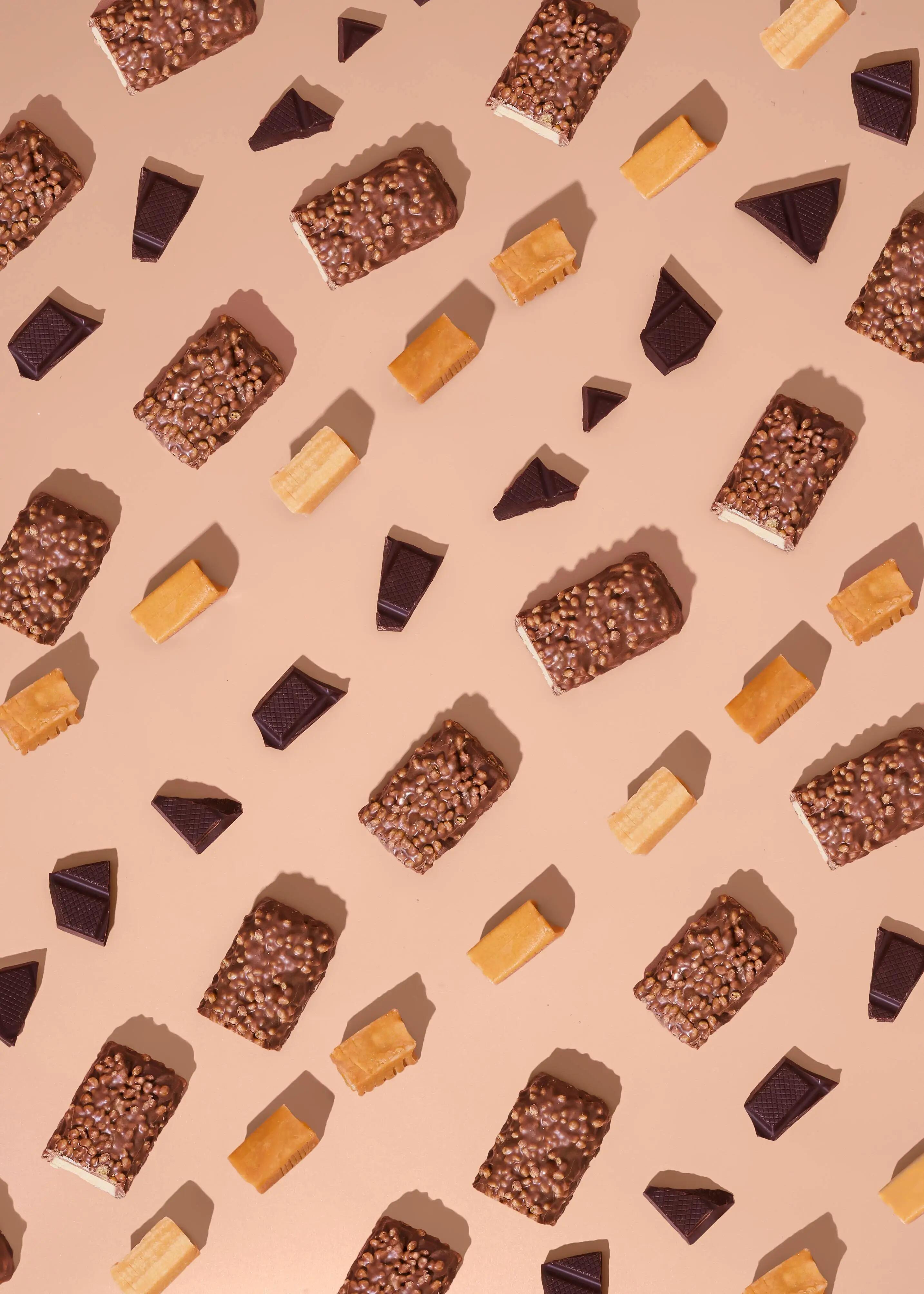 Barretta proteica crunchy al cioccolato e caramello | 12 x 60 g 5/7