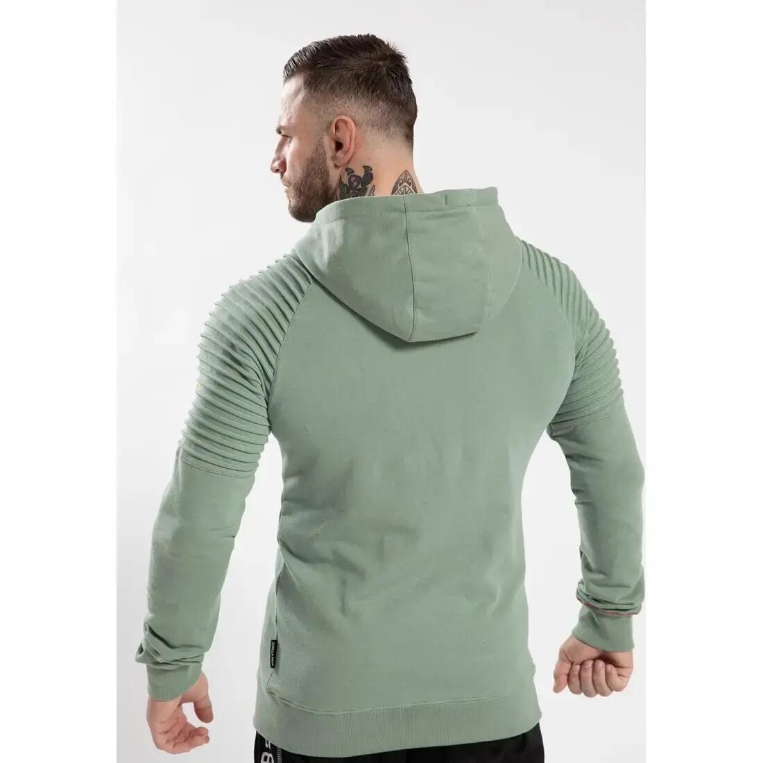 Georgia Felpa con cappuccio con zip - Verde 5/7