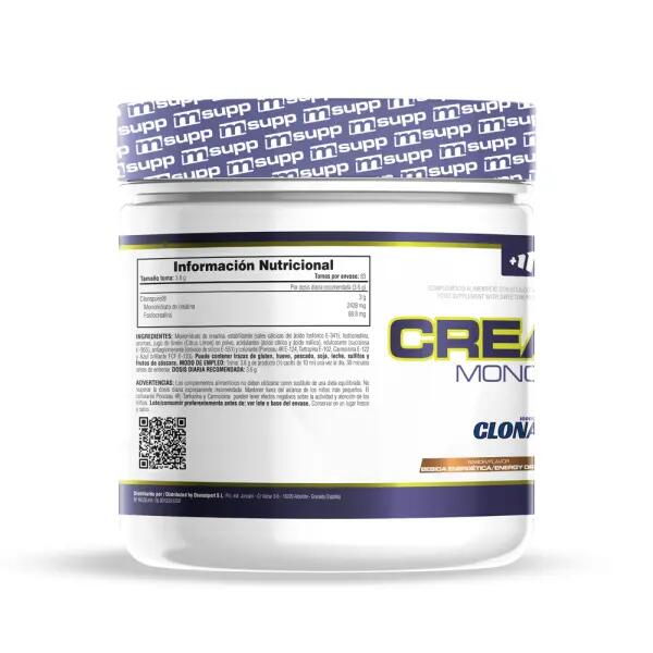 Creatine monohydrate clonapure - 300g Boisson énergique de MASmusculo 2/6