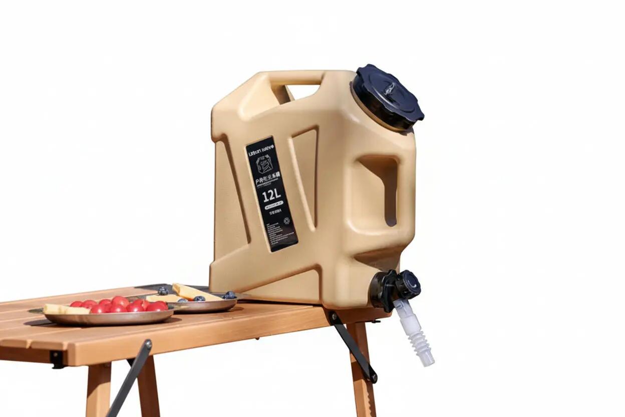 Portable Camping Water Tank with Faucet 12L