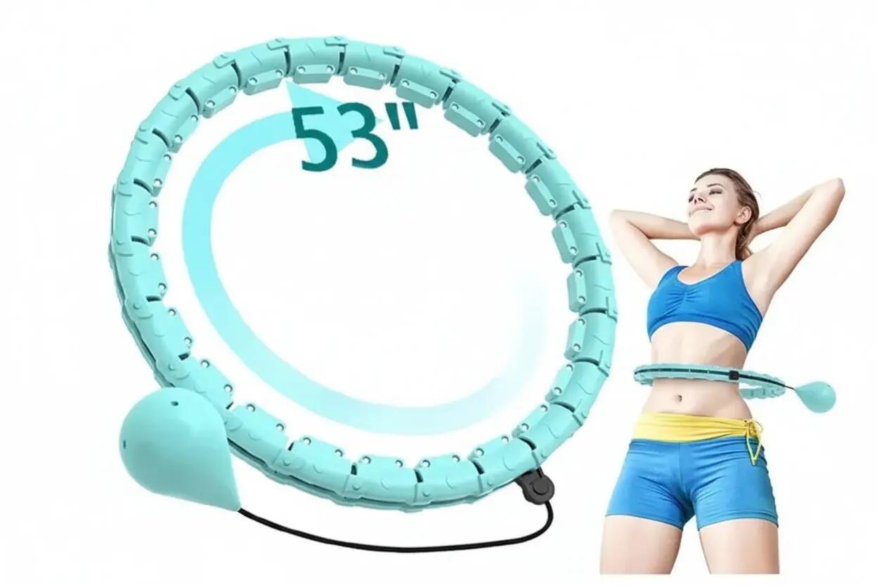 Weighted Fitness Adjustable Smart Exercise Hoop