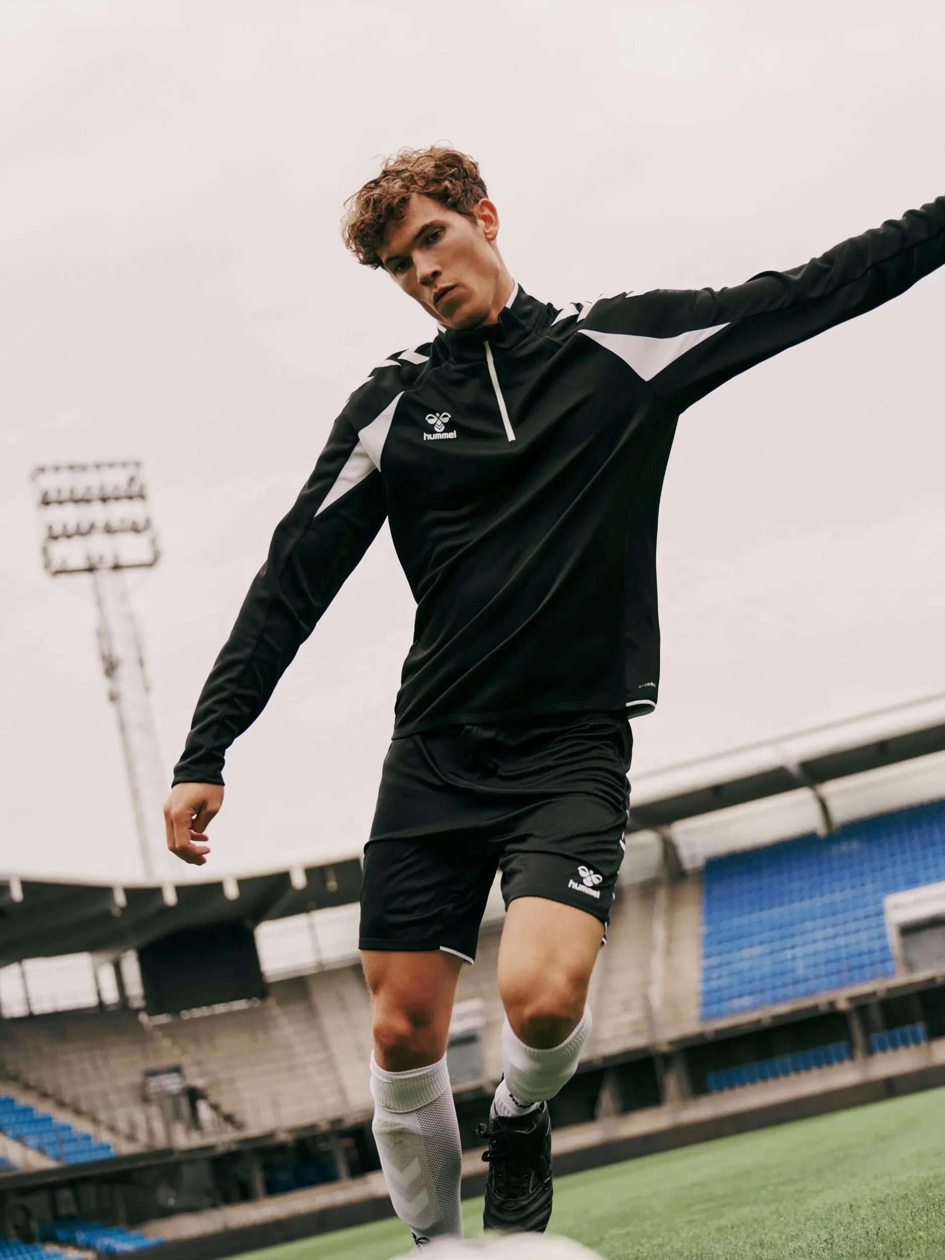Drill top allenamento con mezza zip Hummel Core 2.0 8/11