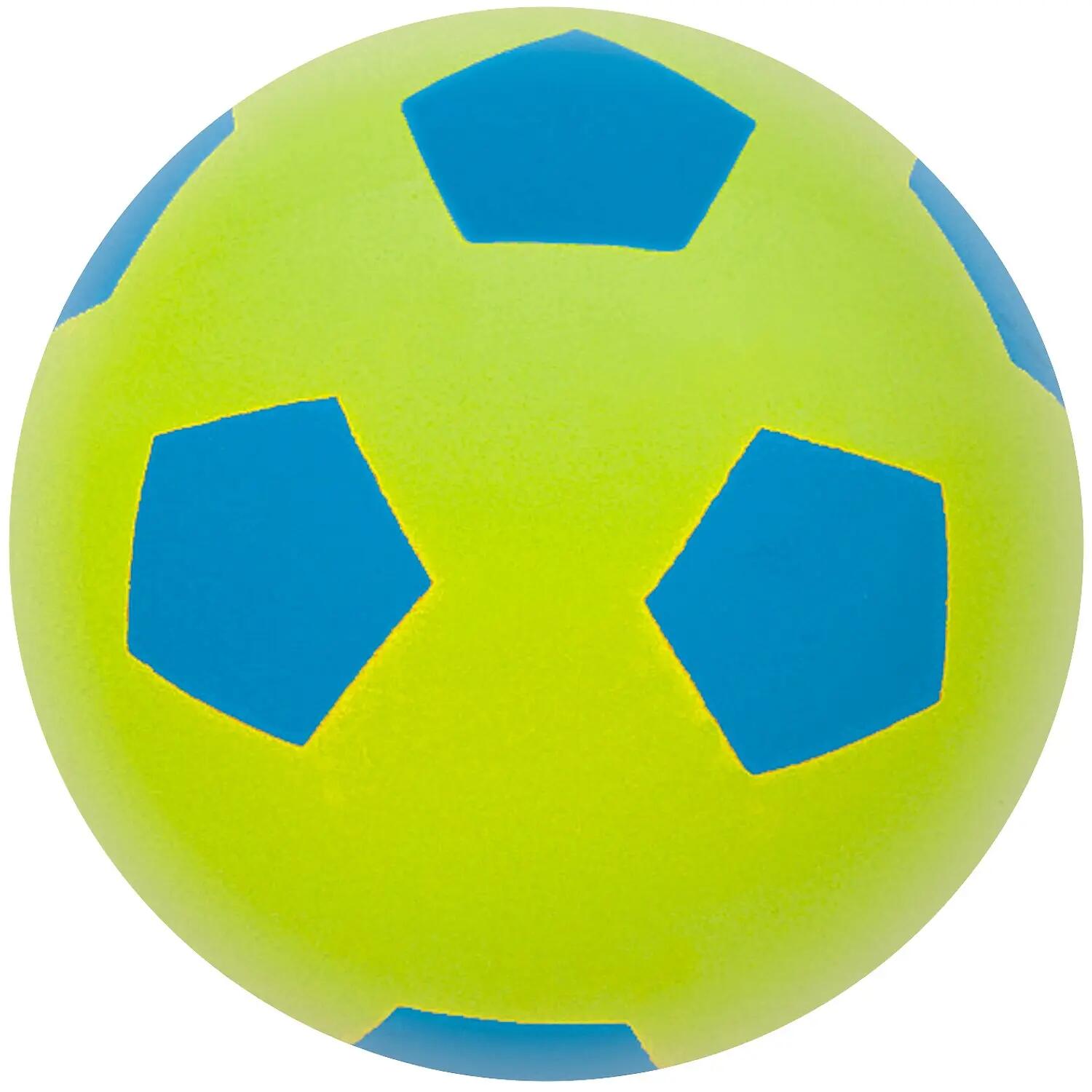 Weichschaumball Fußball ø 20 cm Handball Unisex Orange-Blau, Pink-Blau, Grün 3/4