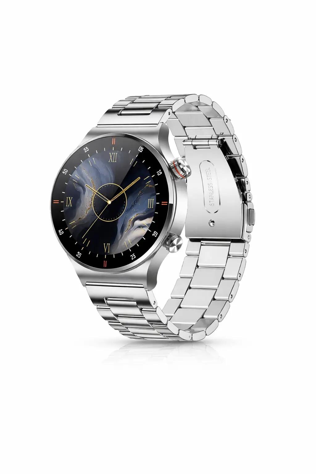 Smart Watch with Bluetooth Calling – AMOLED Touch Screen NFC Waterproof Fitness