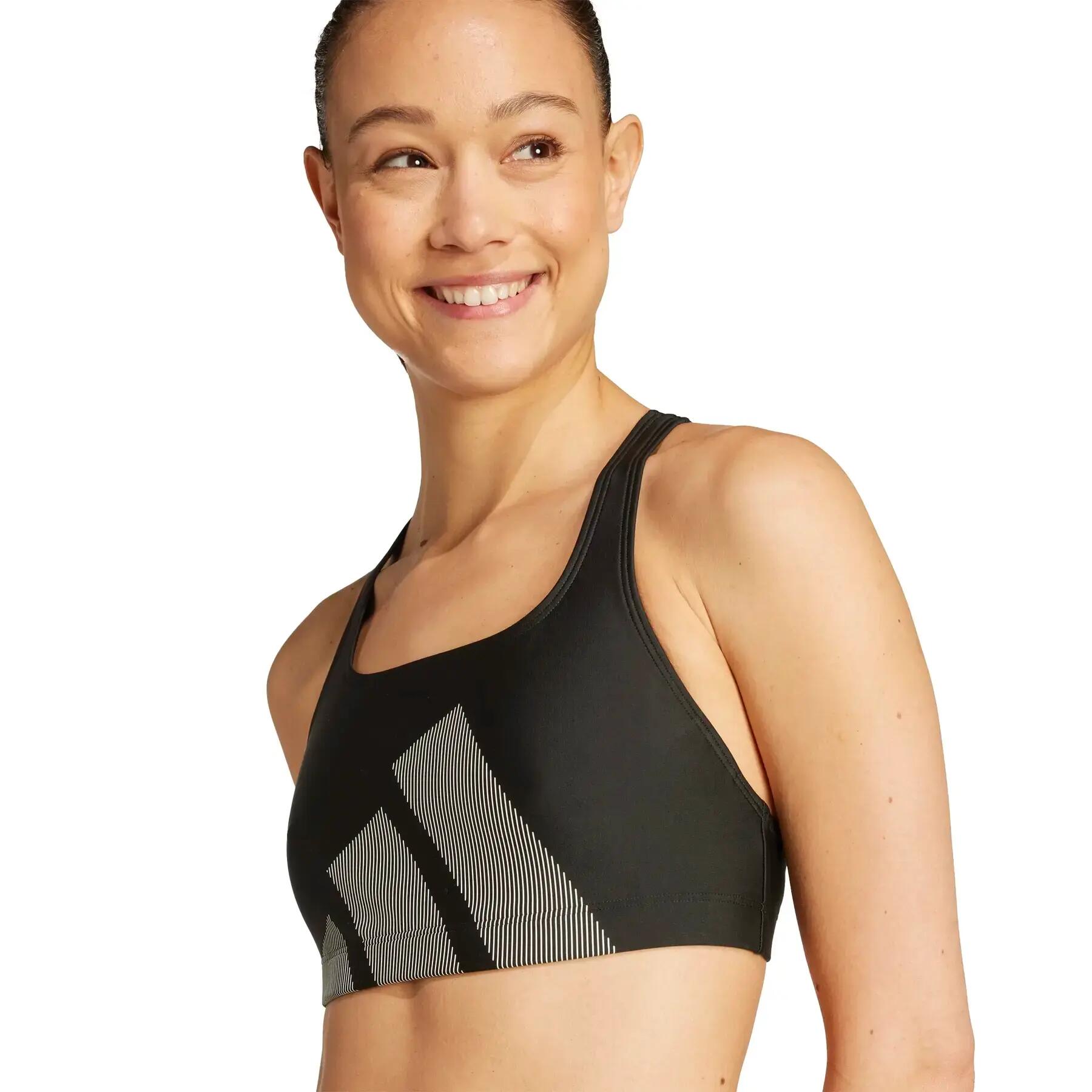Conjunto de bikini con espalda de tirantes cruzados Big Bars 7/8