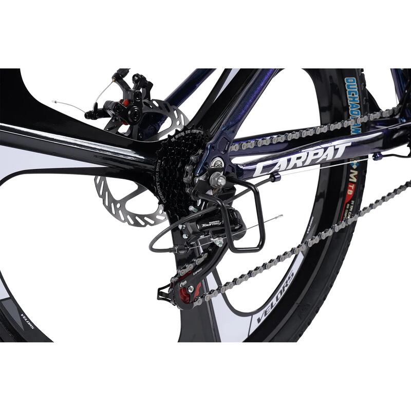 Bicicletă MTB semi-rigidă Evolution 21v Albastru/Cameleon