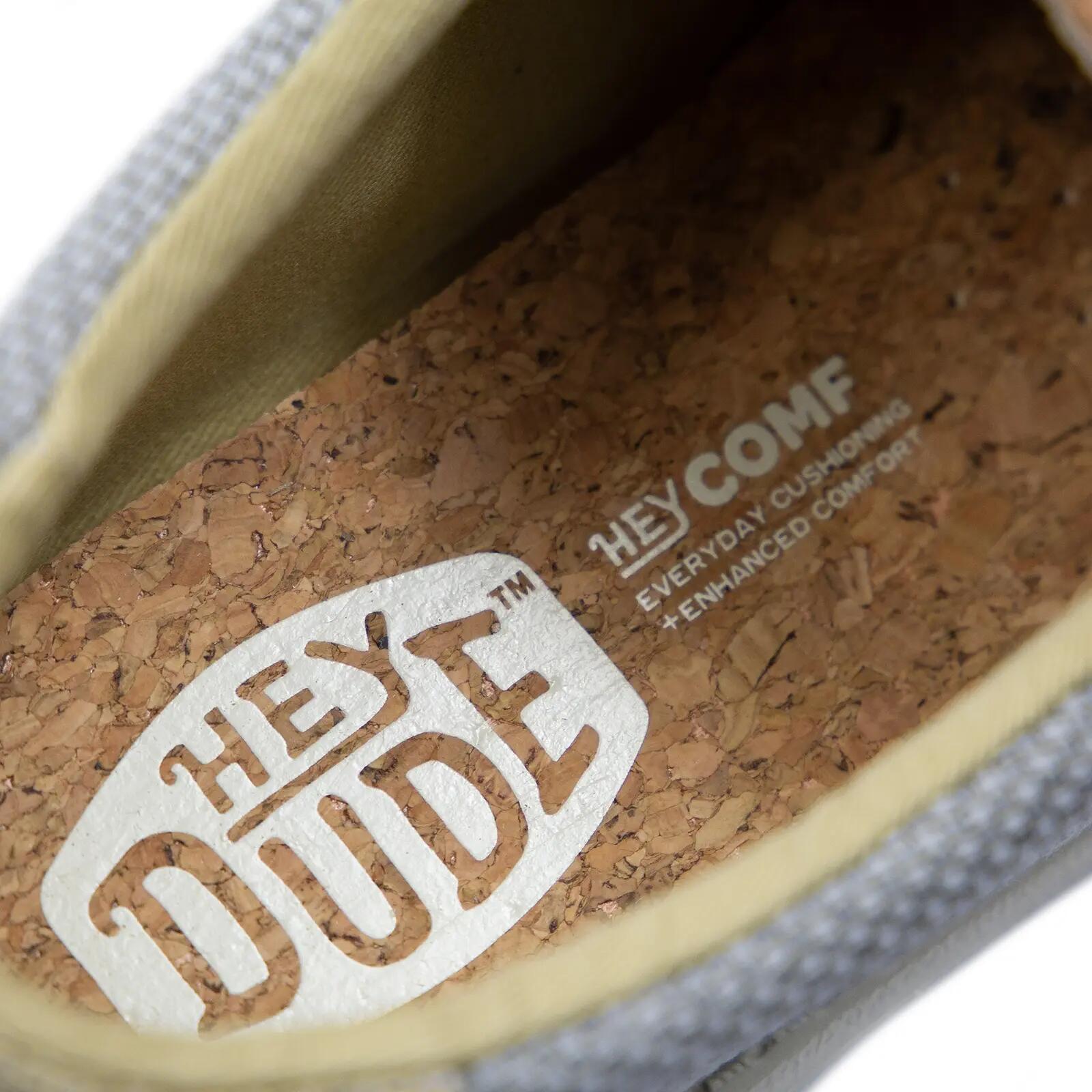 Sneakers Hey Dude Modell Wally Braided Farbe Grau 6/6