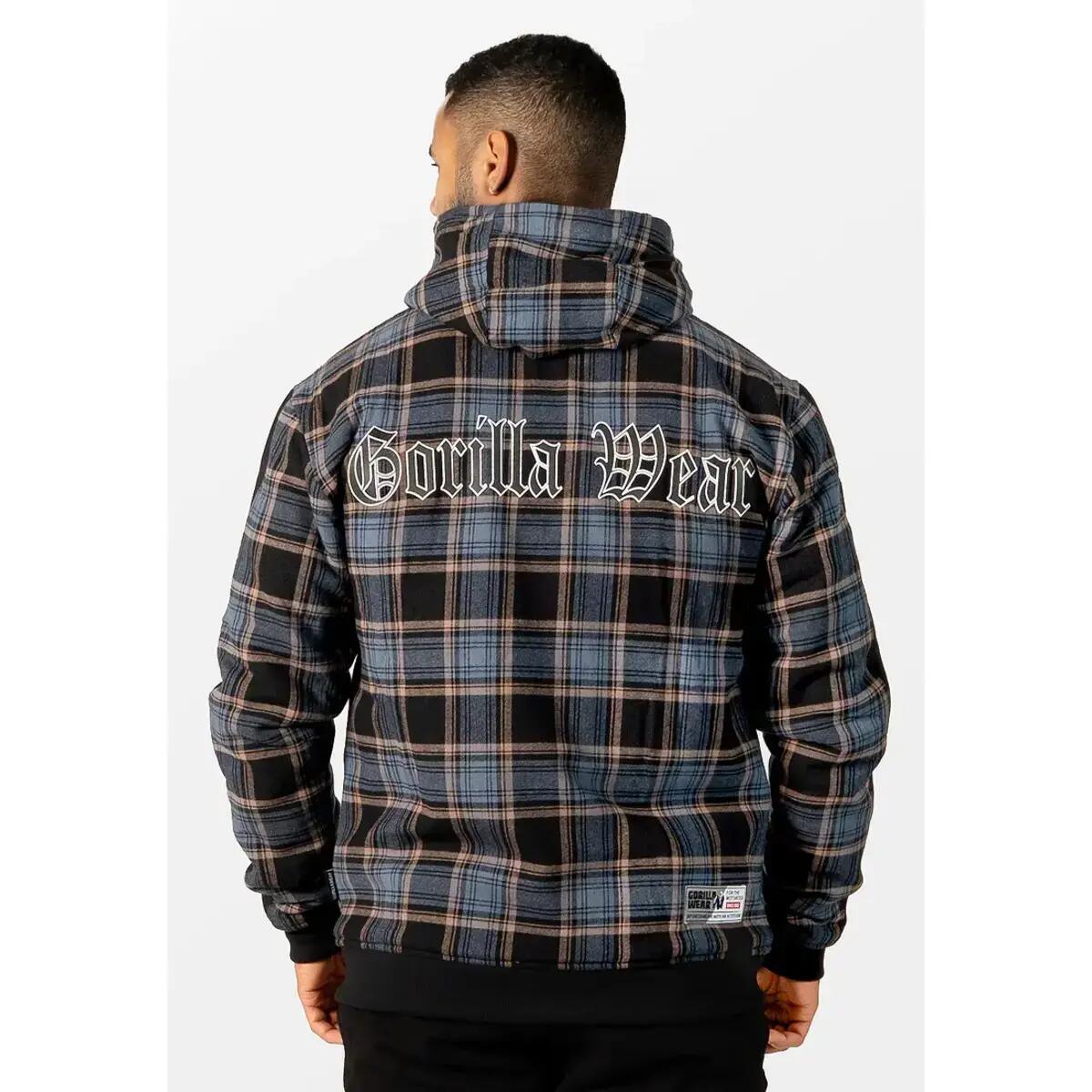 Kenton Zipped Jacke - Schwarz/Blau 4/6