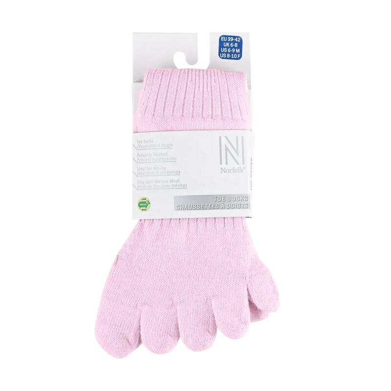 %56 Merino Yünlü, Parmaklı Outdoor Yürüyüş Çorabı - BRUGES