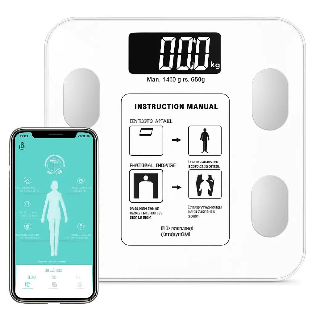 Dynamic – Smart Bluetooth Scale with 13 Body Metrics 396lb 180kg Capacity