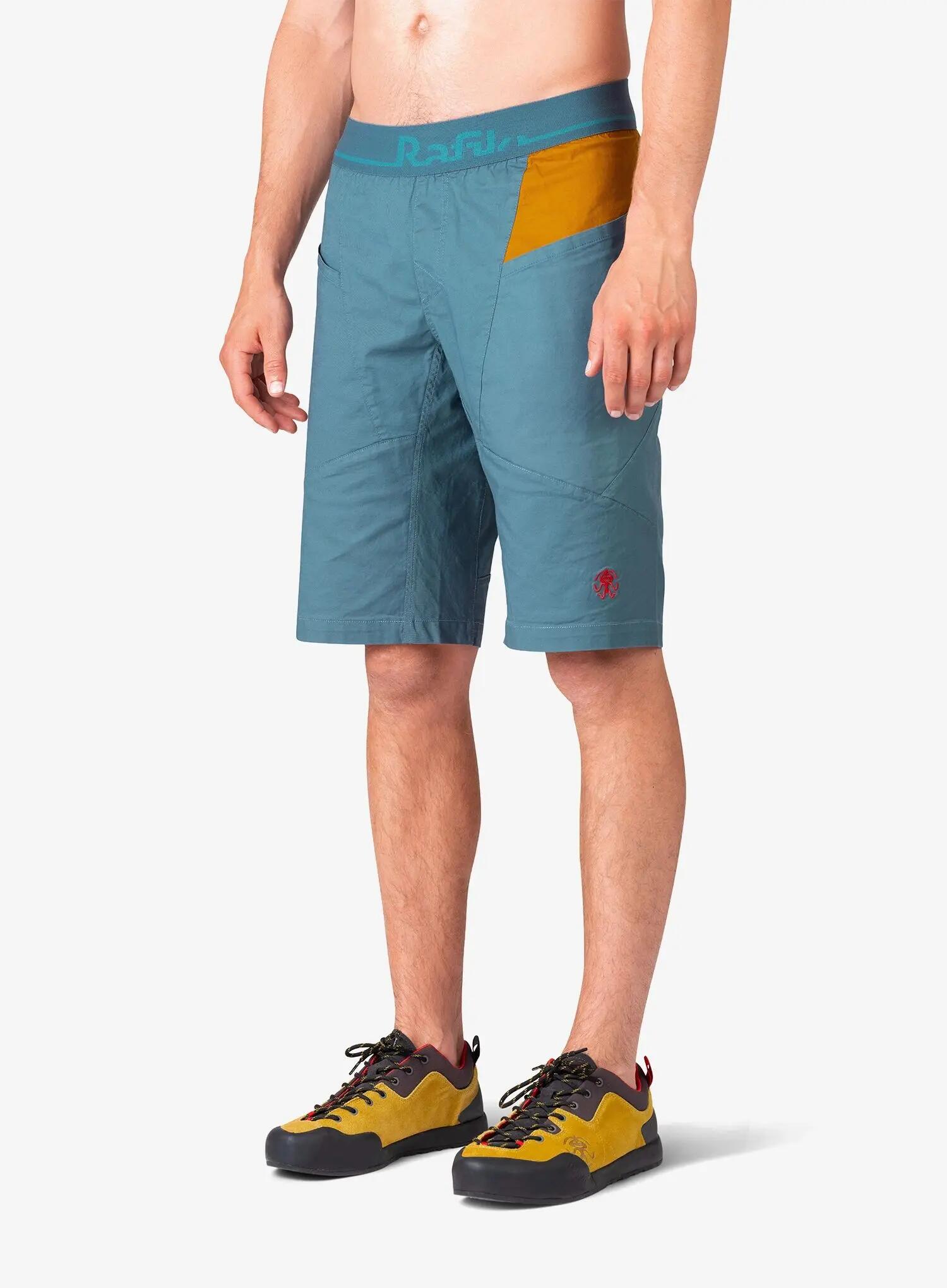Calções de escalada de algodão para homem RAFIKI azul escuro 4/7