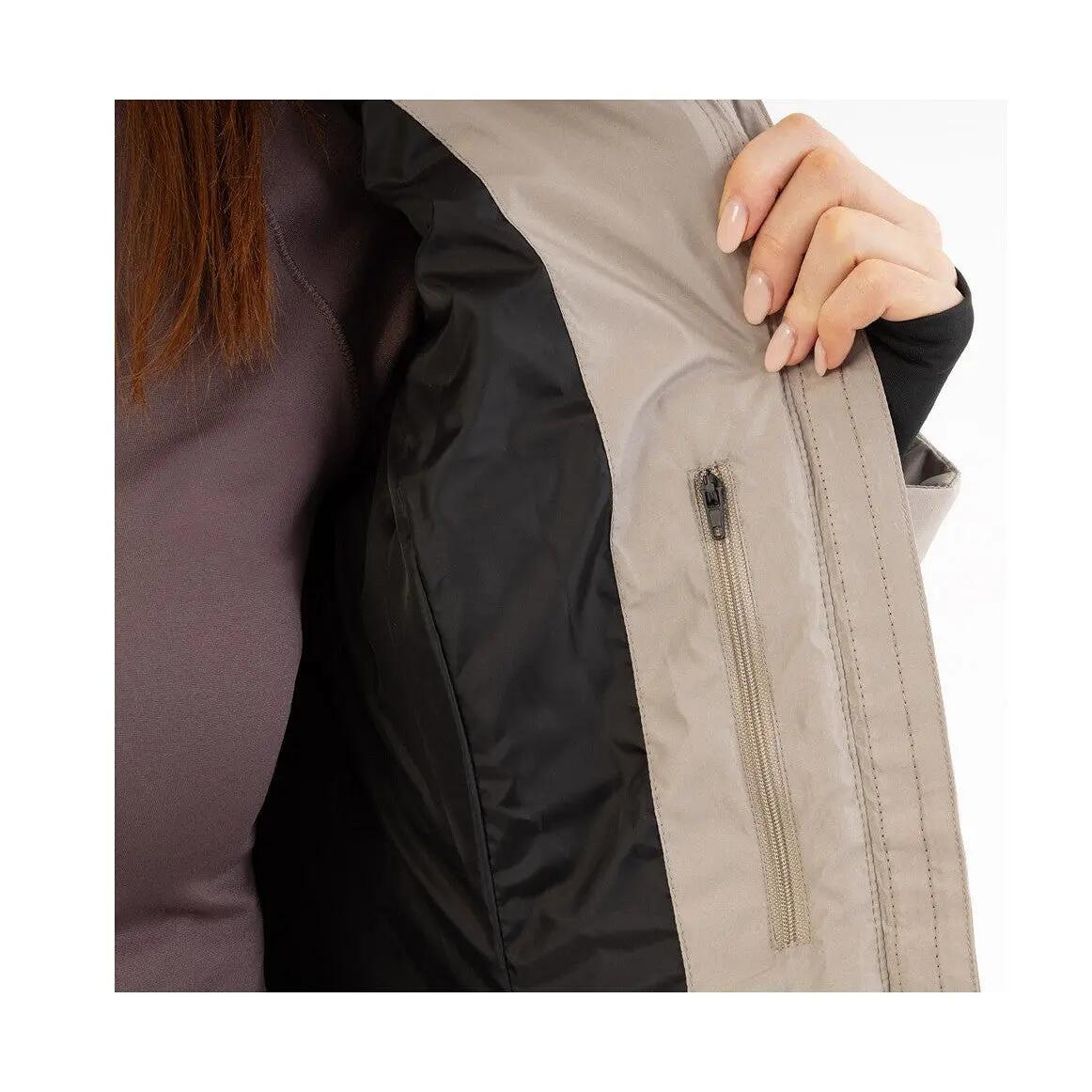 Wasserdichte Reitjacke mit Kapuze, Damen BR Equitation Josephine 8/15