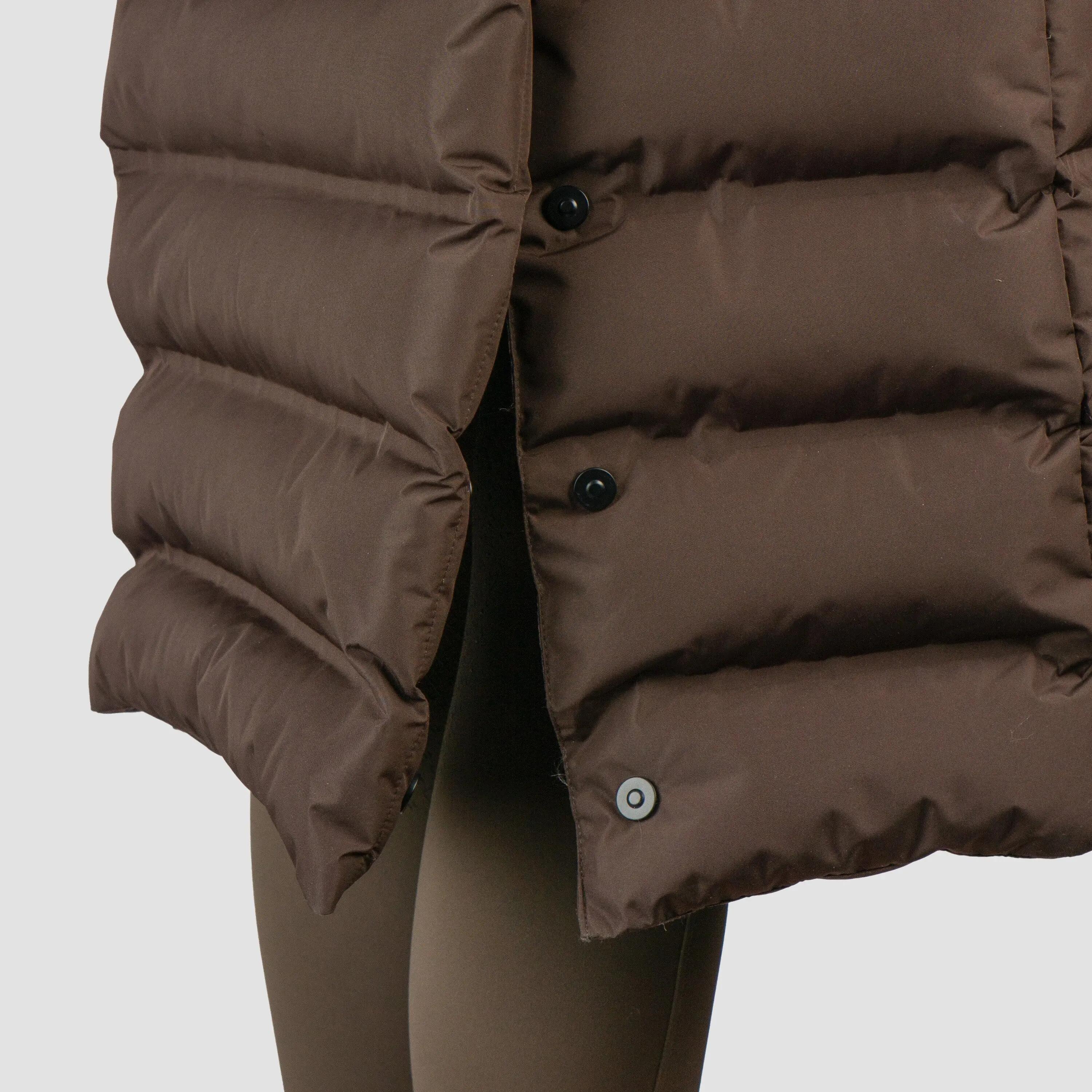 Damen lange Steppjacke mit Kapuze Horka Eloise 3/15