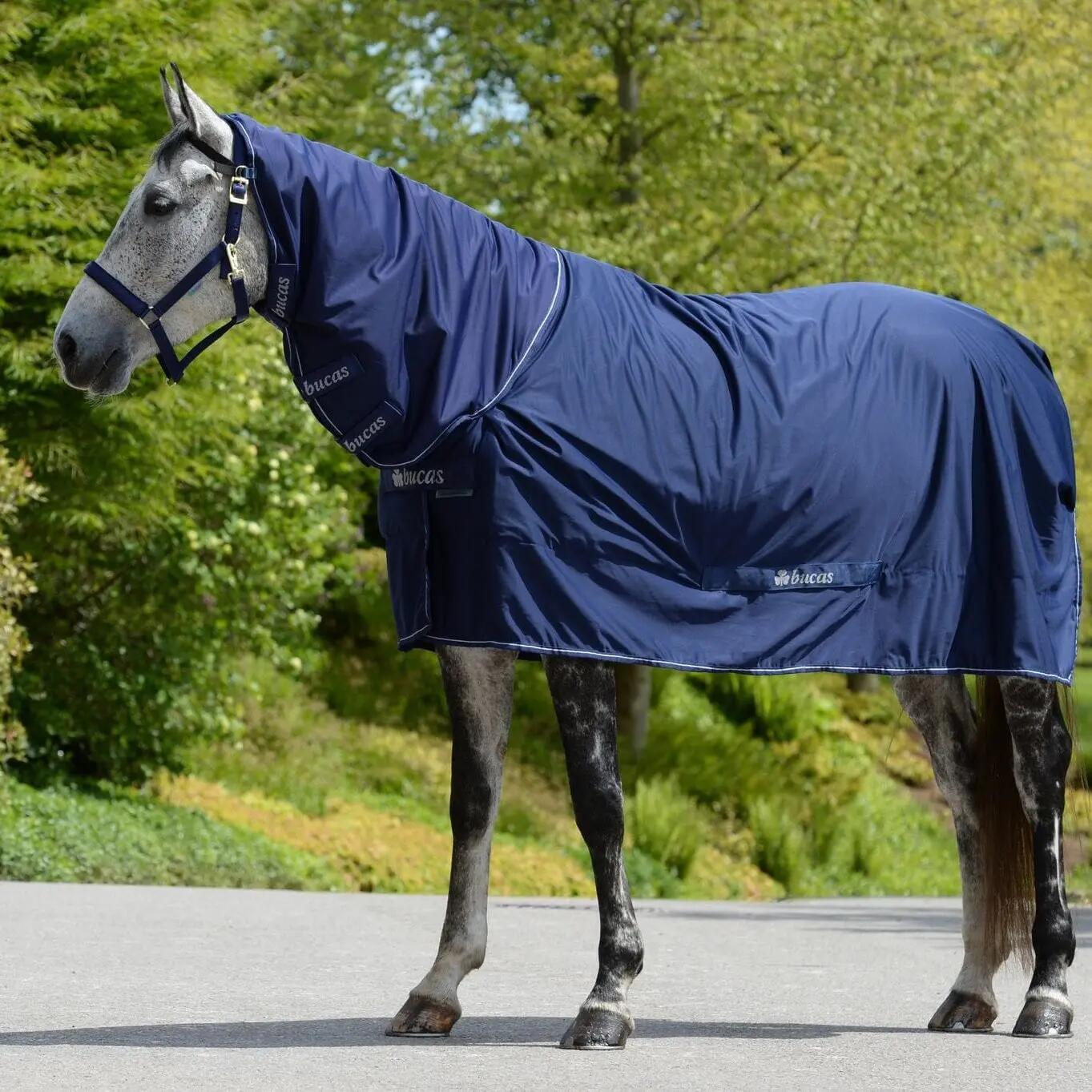 Outdoor paardendeken met halsbedekking Bucas Shamrock Power 4/4