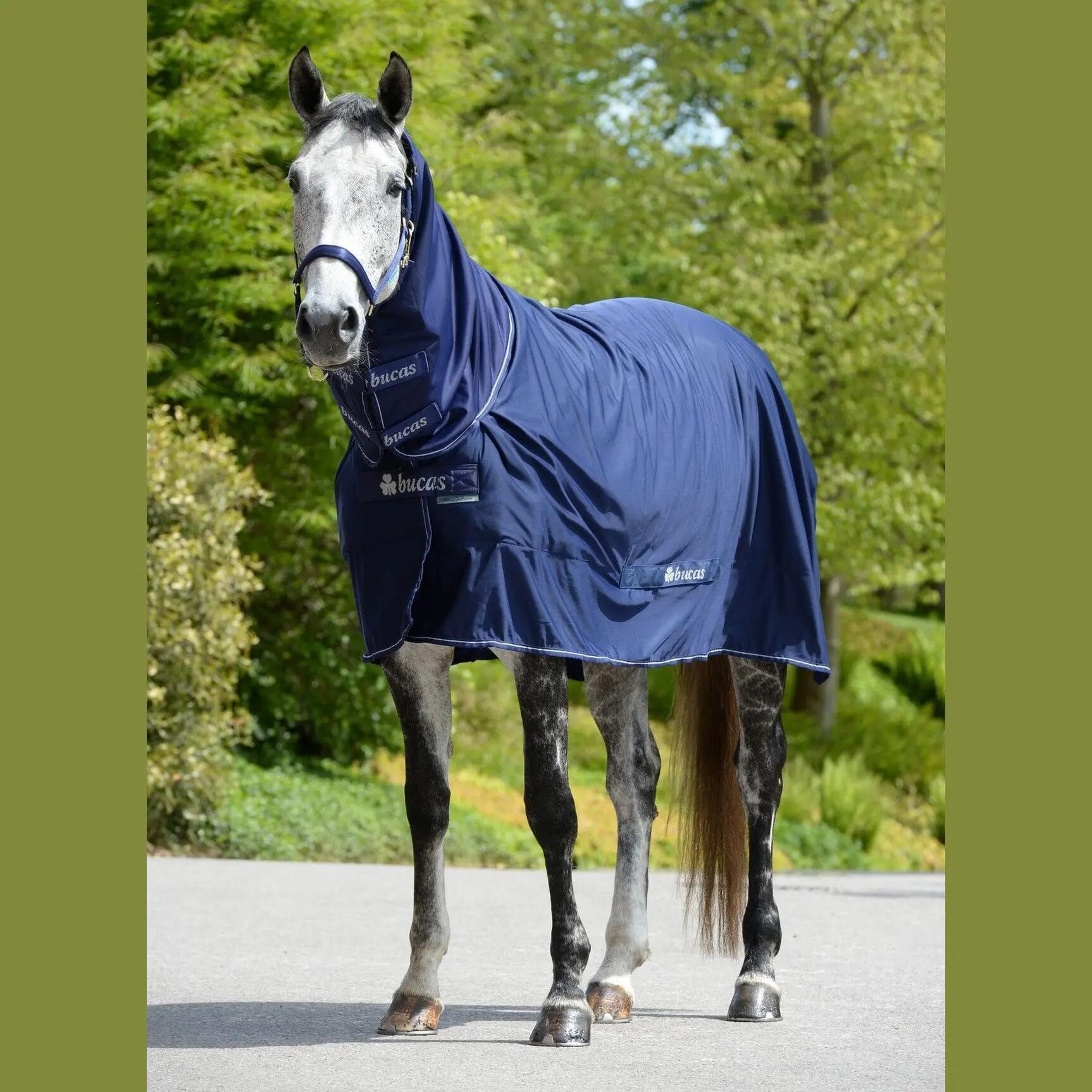 Outdoor paardendeken met halsbedekking Bucas Shamrock Power 3/4