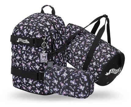 Skate Kuromi Grey Schulrucksack-Set 3tlg.