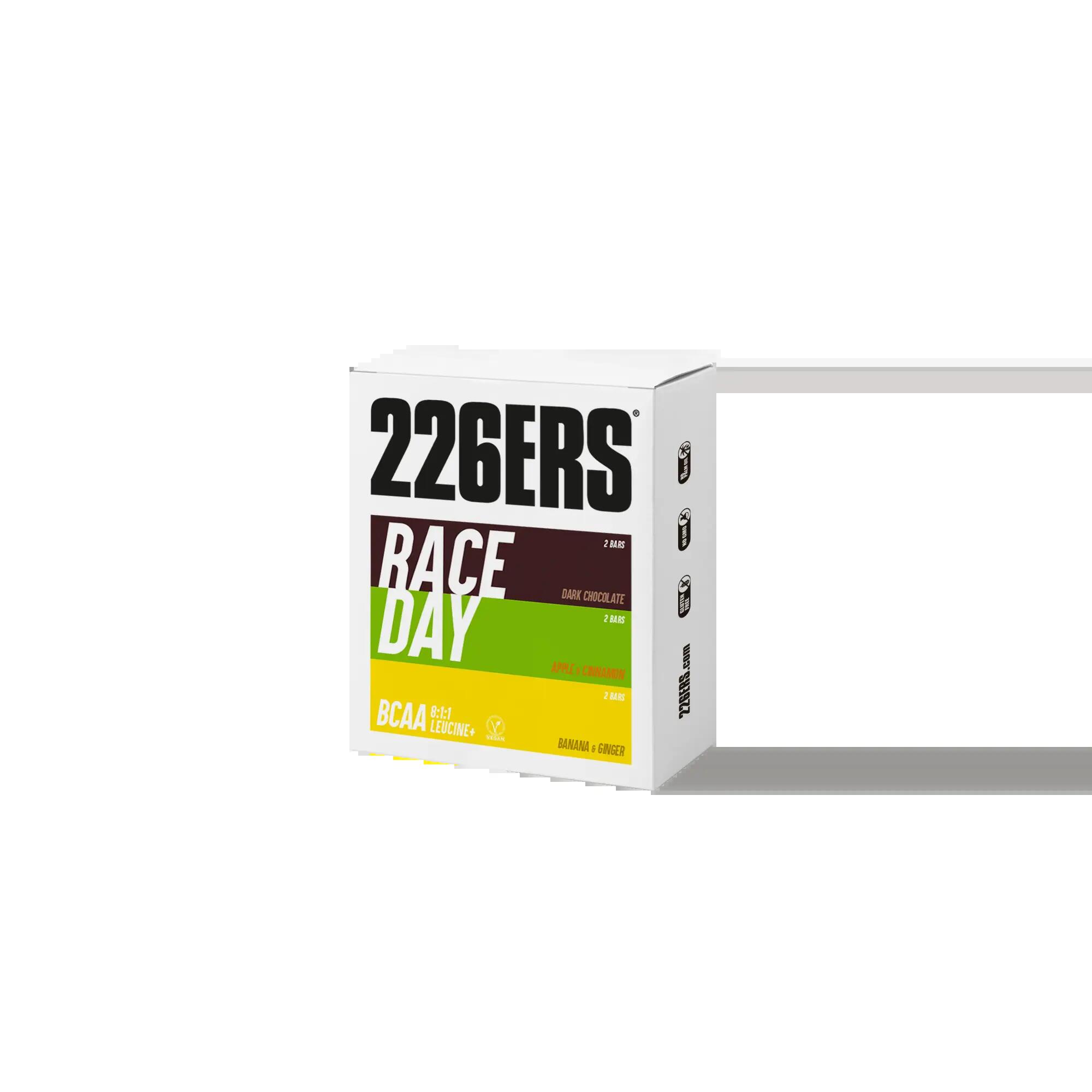 BOX 6 RACE DAY BAR BCAA 40g - Barrita Energética Vegana 4/4