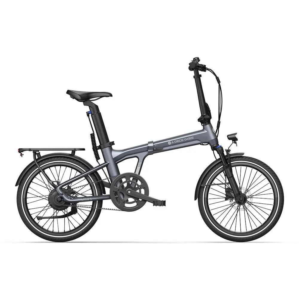 ADO Air20Pro сгъваем електрически велосипед, задвижване с ремък, двигател Bafang