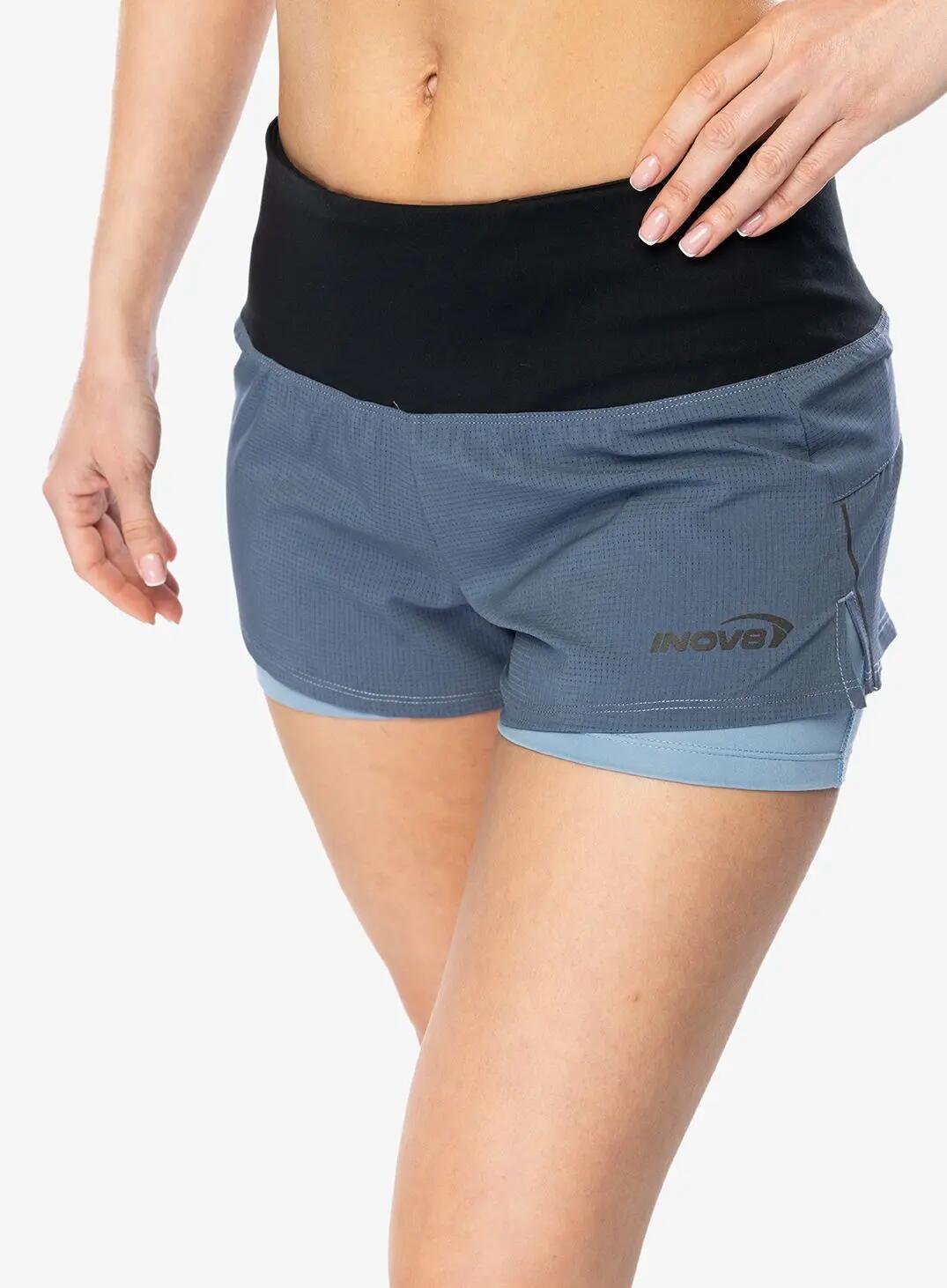 Spodenki do biegania damskie Inov-8 Trailfly Ultra 3 2in1 Short 5/7