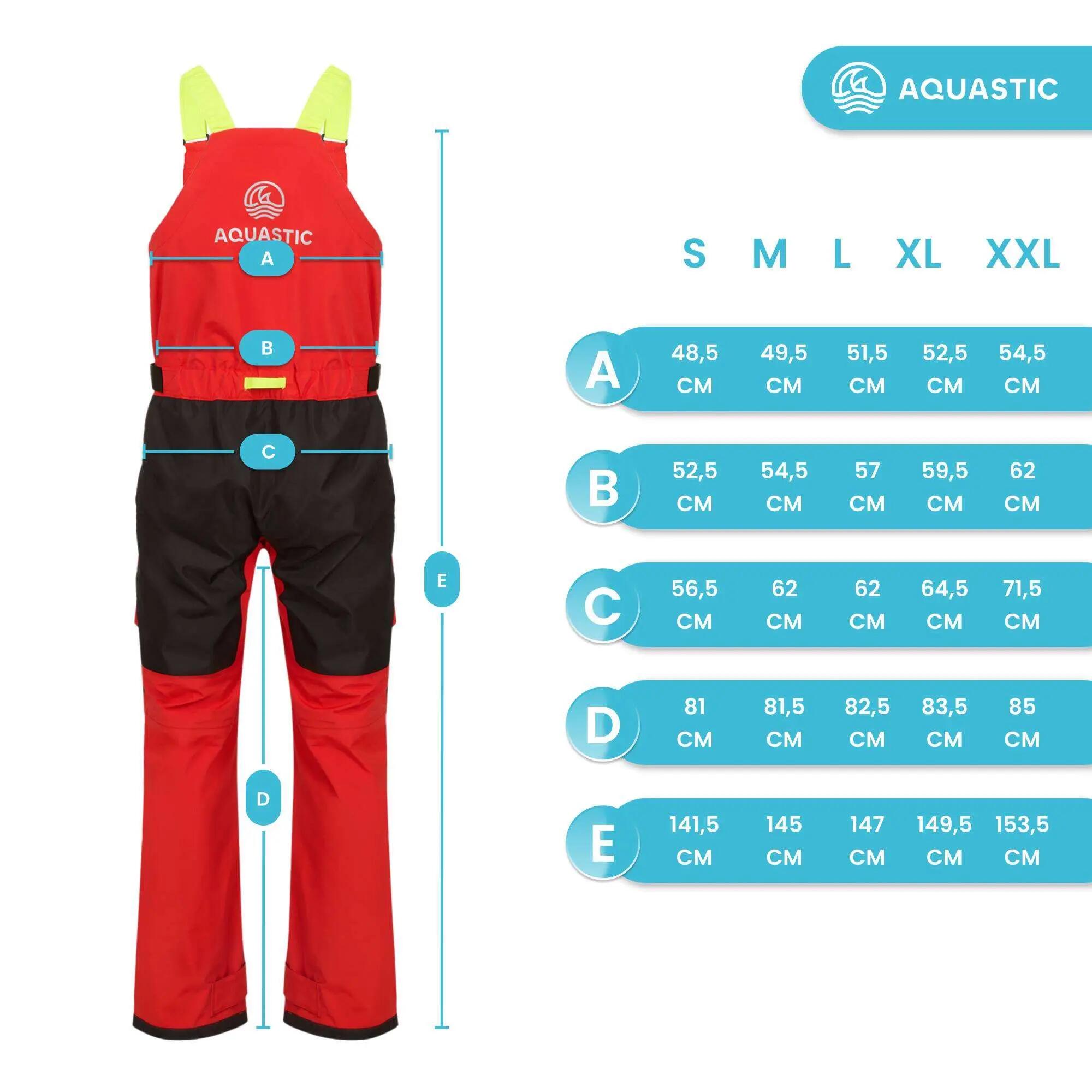 Heren zeilbroek AQUASTIC Outrun 15 000/15 000 3/12
