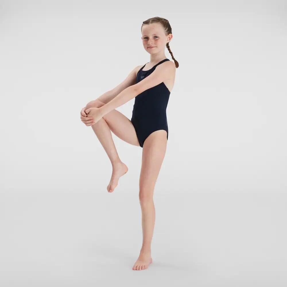 Dívčí jednodílné plavky Speedo Eco+ Medalist 3/7